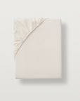 alesandra percale fitted sheet with all around sewen elastic skirt. Fits mattresses up to 17" deep.
