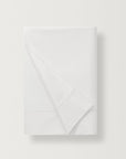 500 thread count, 100% long staple cotton percale flat sheet with a hemstitch border in the color white