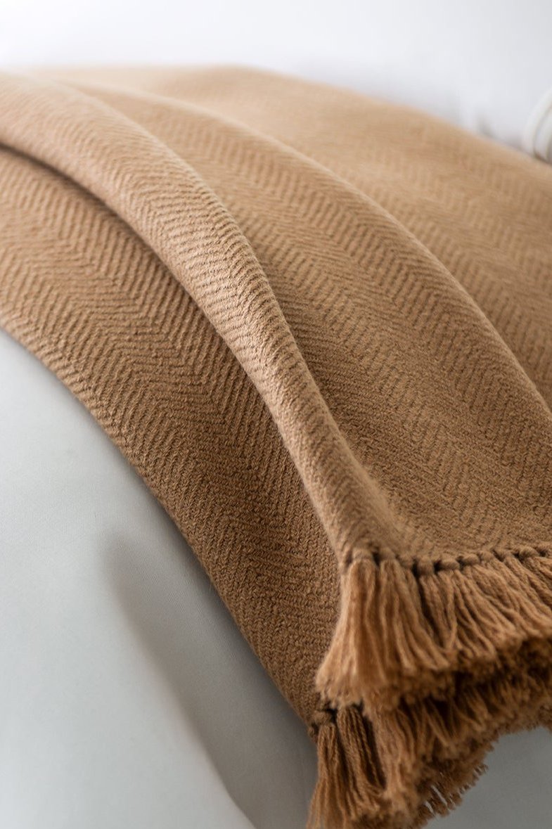 Savona Throw made from 100% Camel Hair | Scandia – Scandia Home