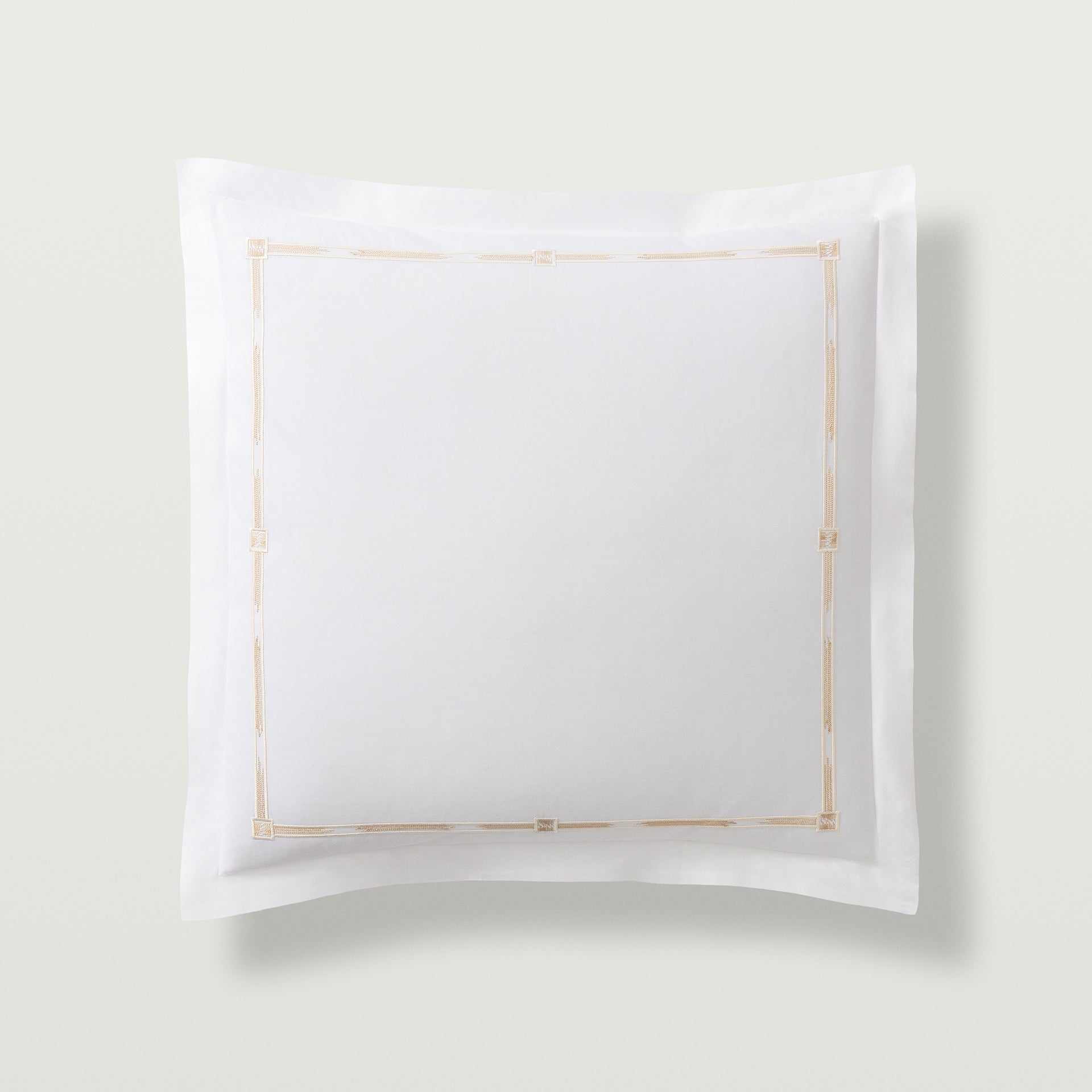 Lisetta Euro sham in champagne/white