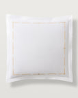Lisetta Euro sham in champagne/white