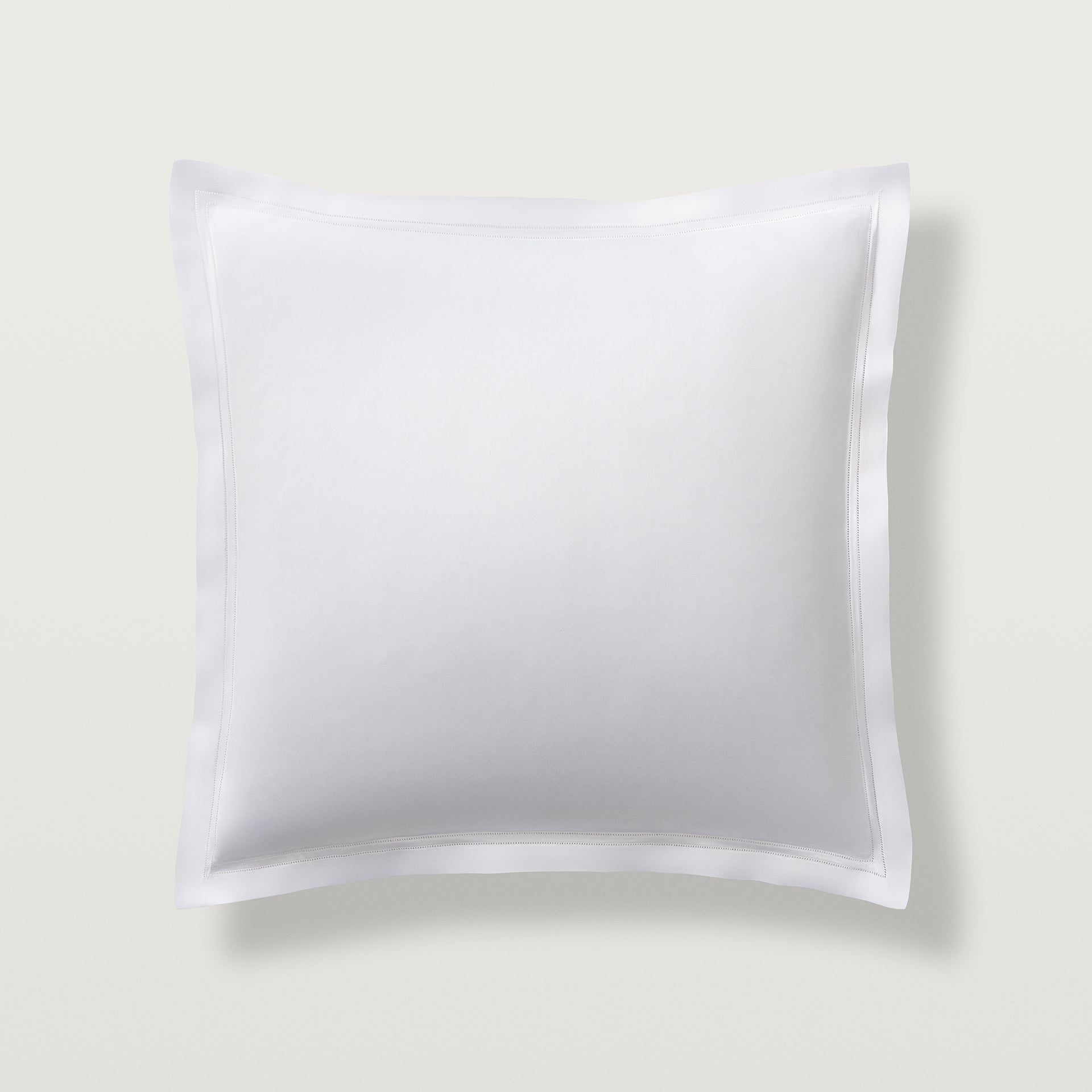 the Euro sham has a double-row hemstitch on all four sides. All shams sold separately.