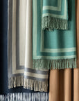 Carlyle Throws paired with our other signature collection throws