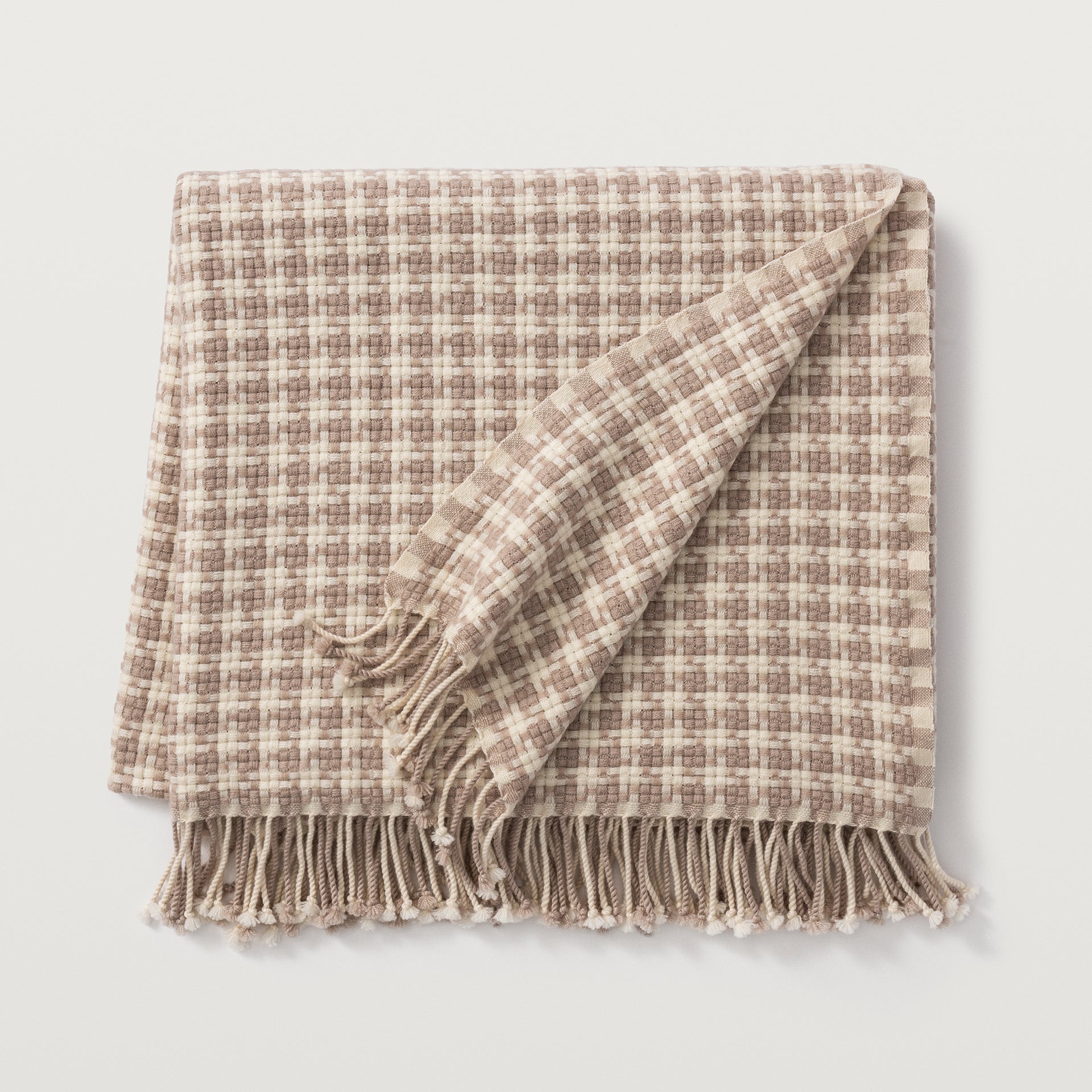 カシミア混✨高級✨　オットトレディッチ　ニューヨーク柄 Torcello Throw crafted from 70% Merino Wool, 30% Cashmere