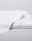 500 thread count, 100% long staple Egyptian cotton percale flat sheet with a hemstitch border