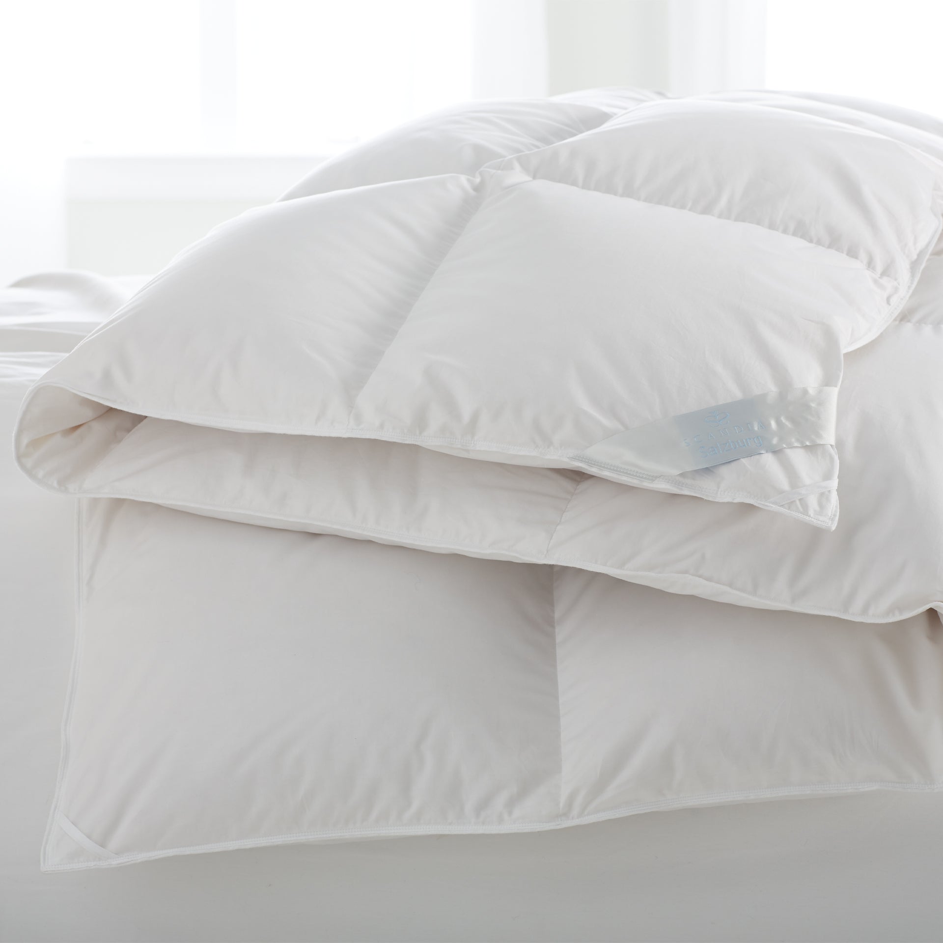 scandia home salzburg comforter filled with polish white goose down
