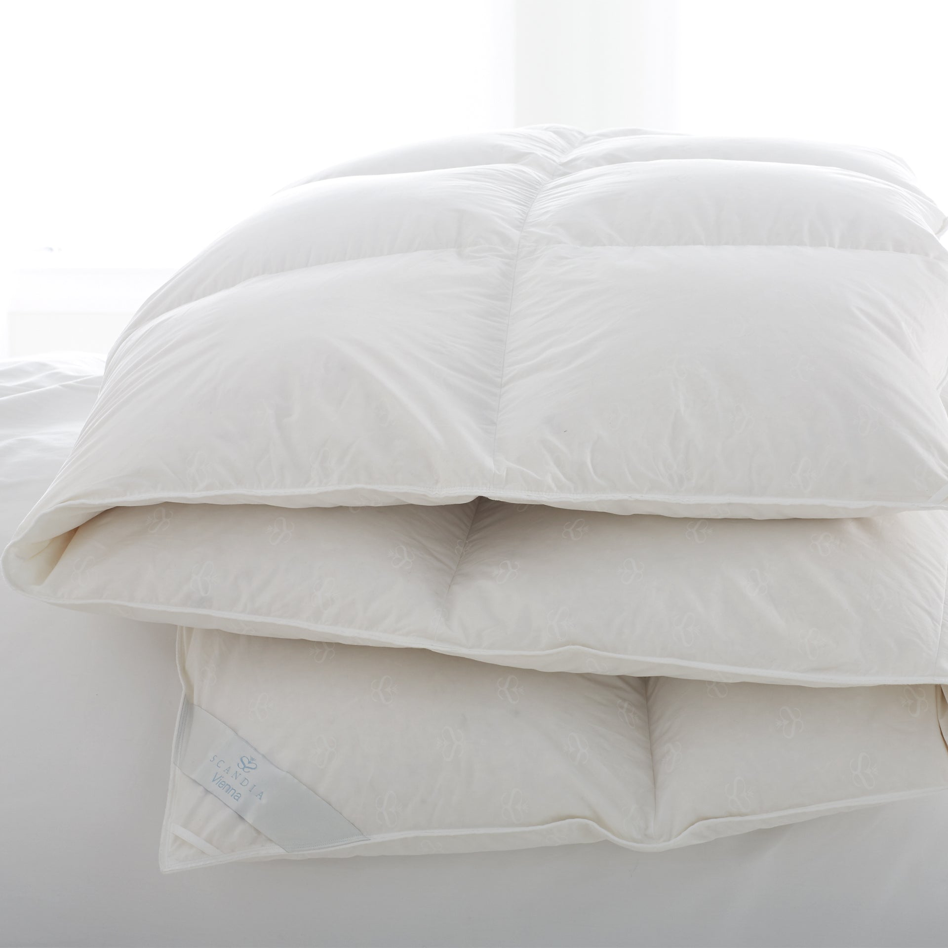 scandia home vienna comforter filled with polish white goose down