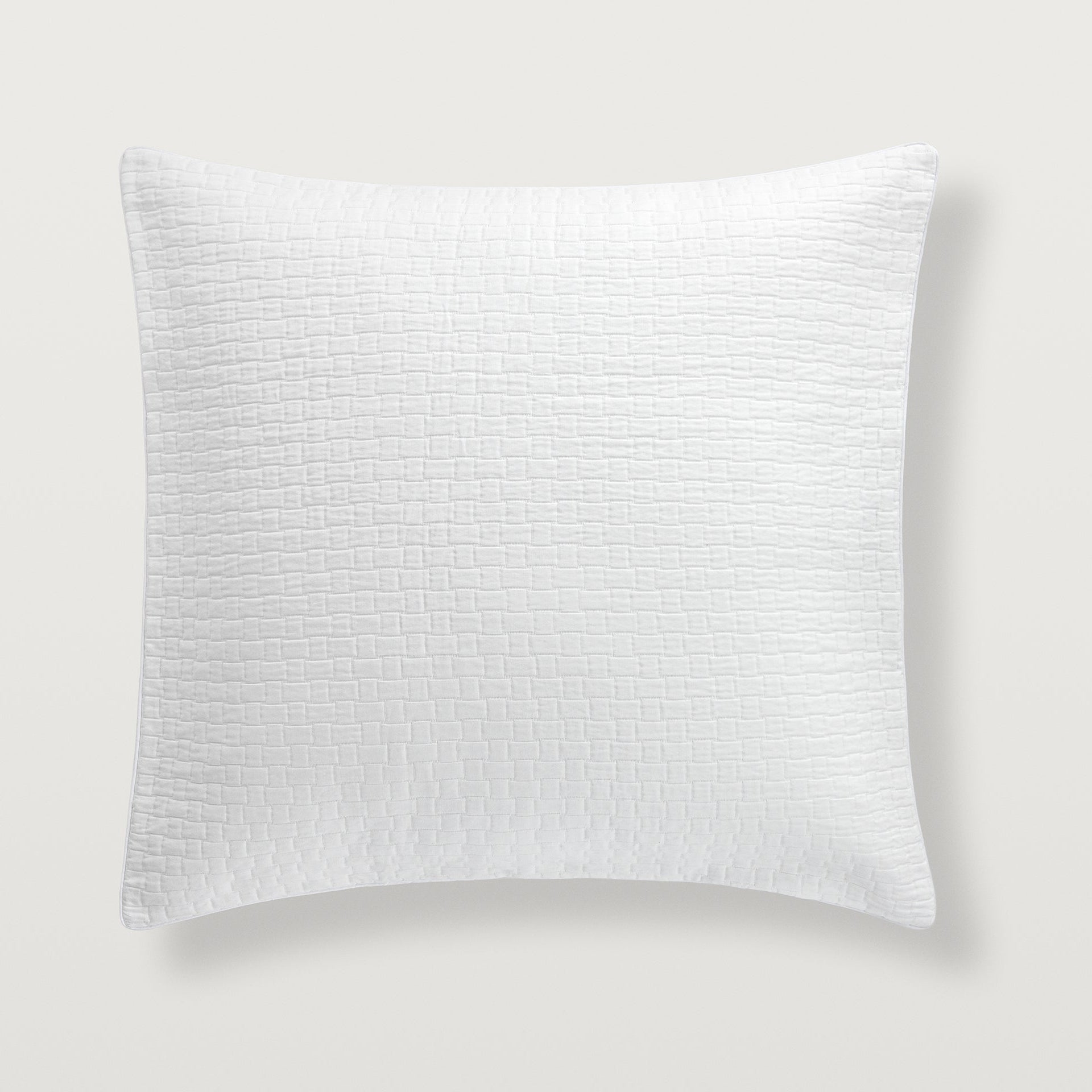 Portia euro sham in the color white #color_white