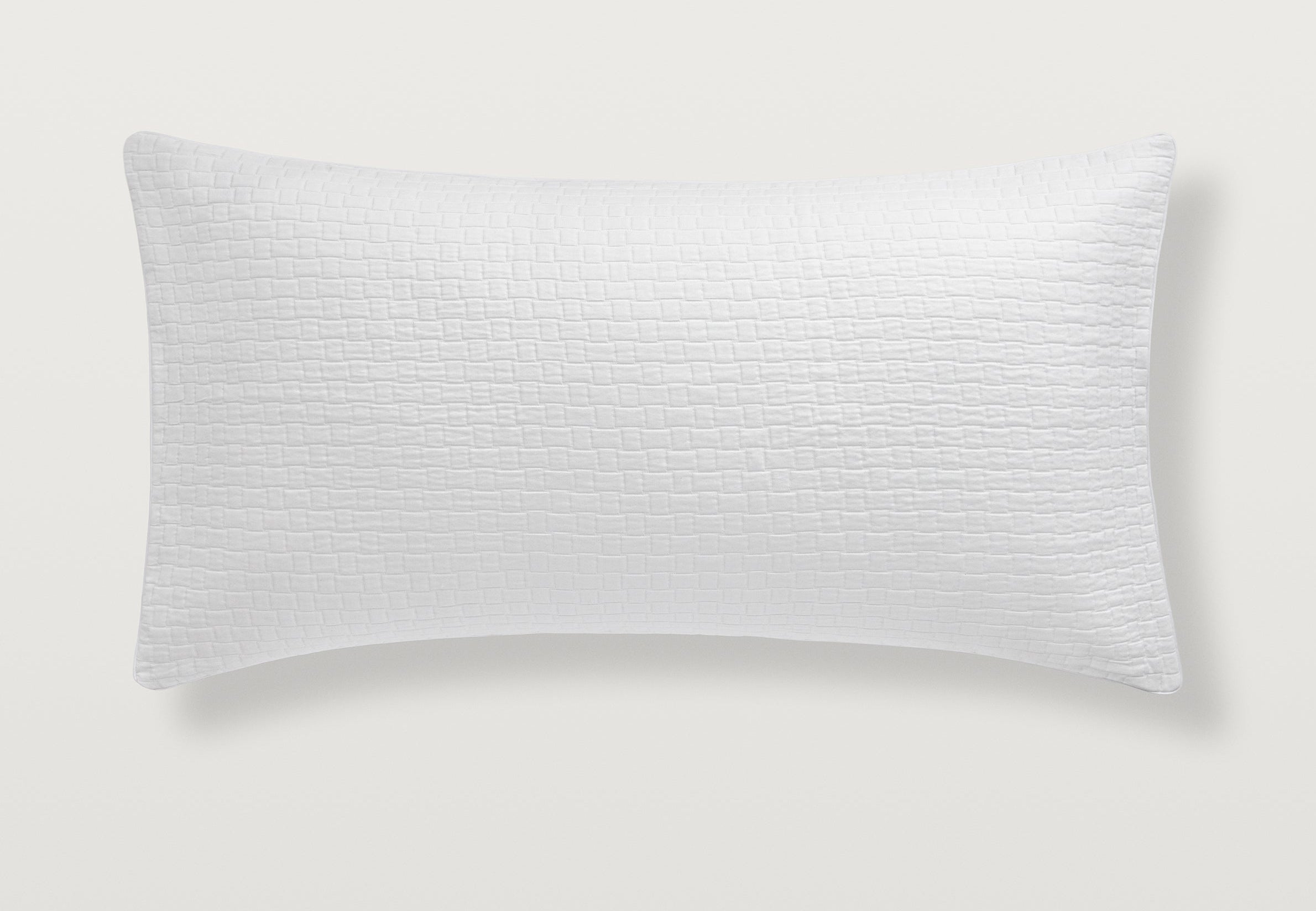 Portia king sham in the color white #color_white