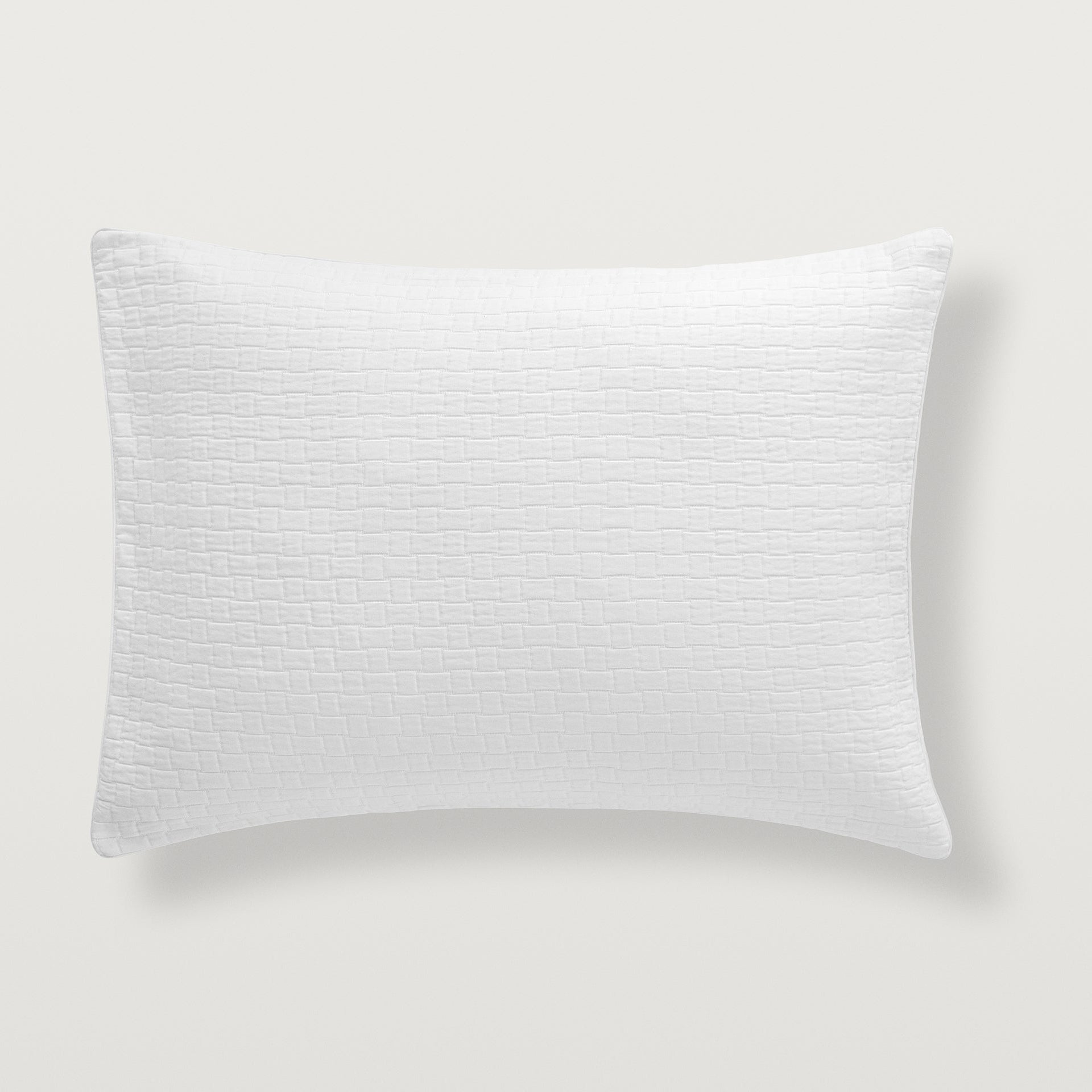 Portia standard sham in the color white #color_white