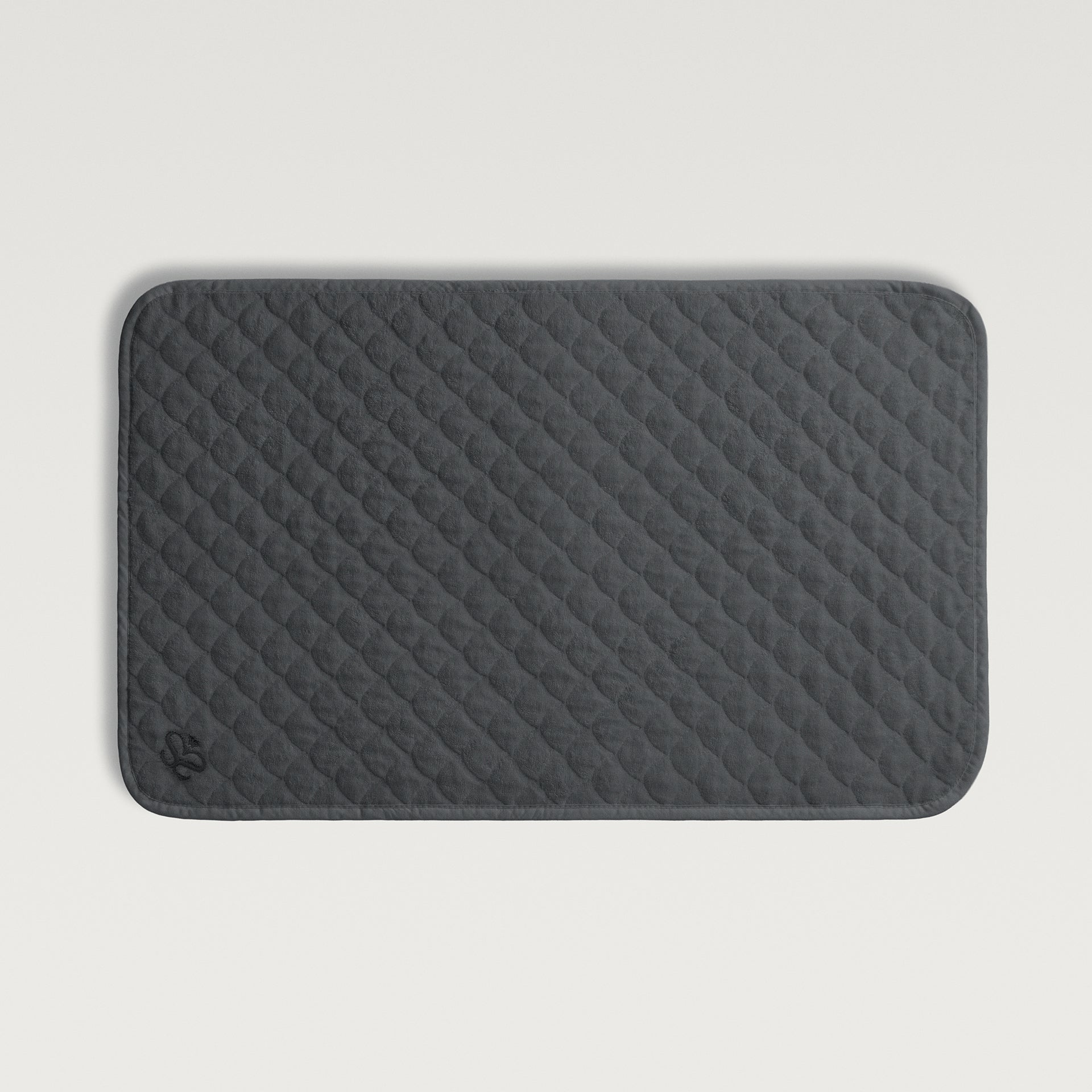 Delfine Bath Mat in the color Charcoal 