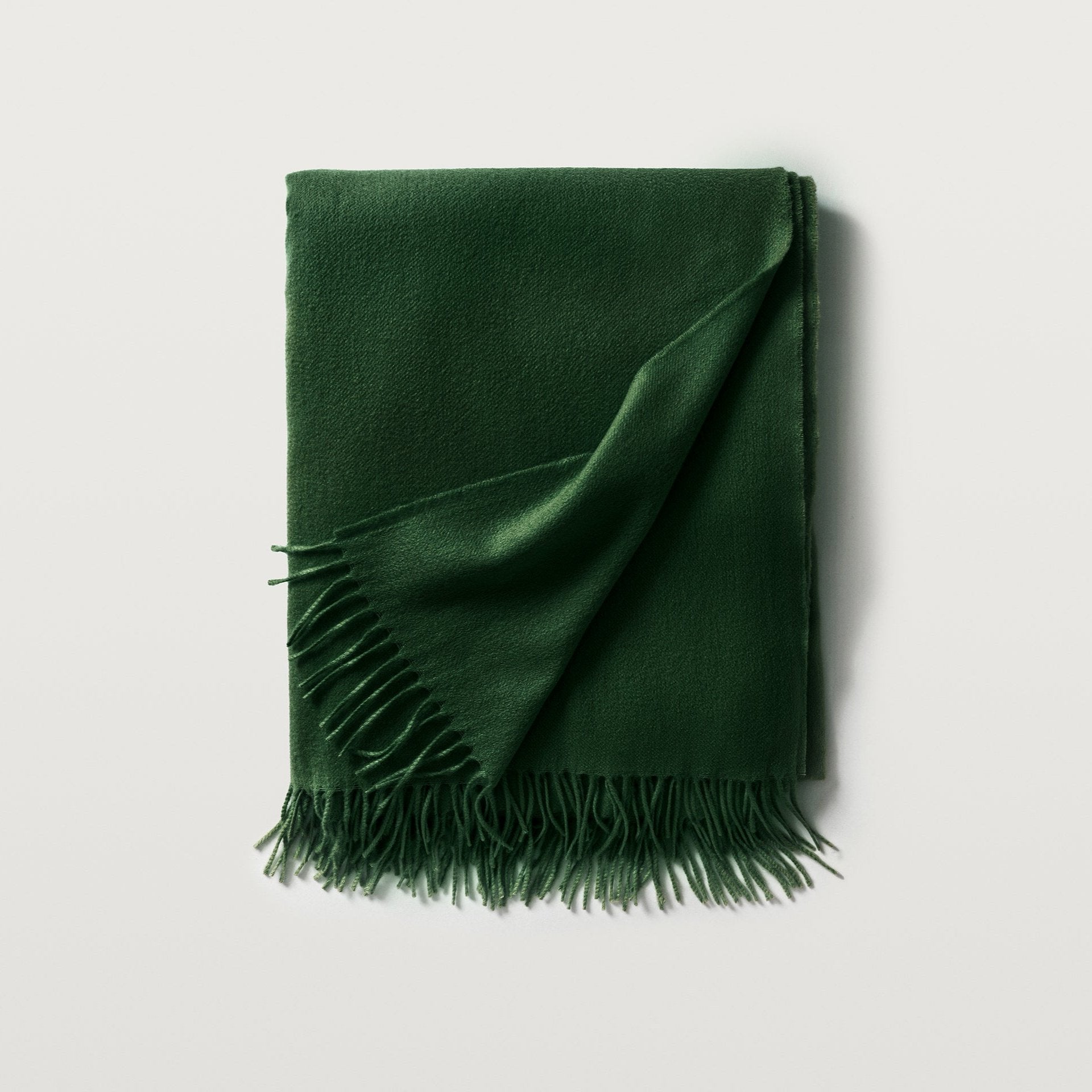Carlotta cashmere throw in the color forest, #color_forest