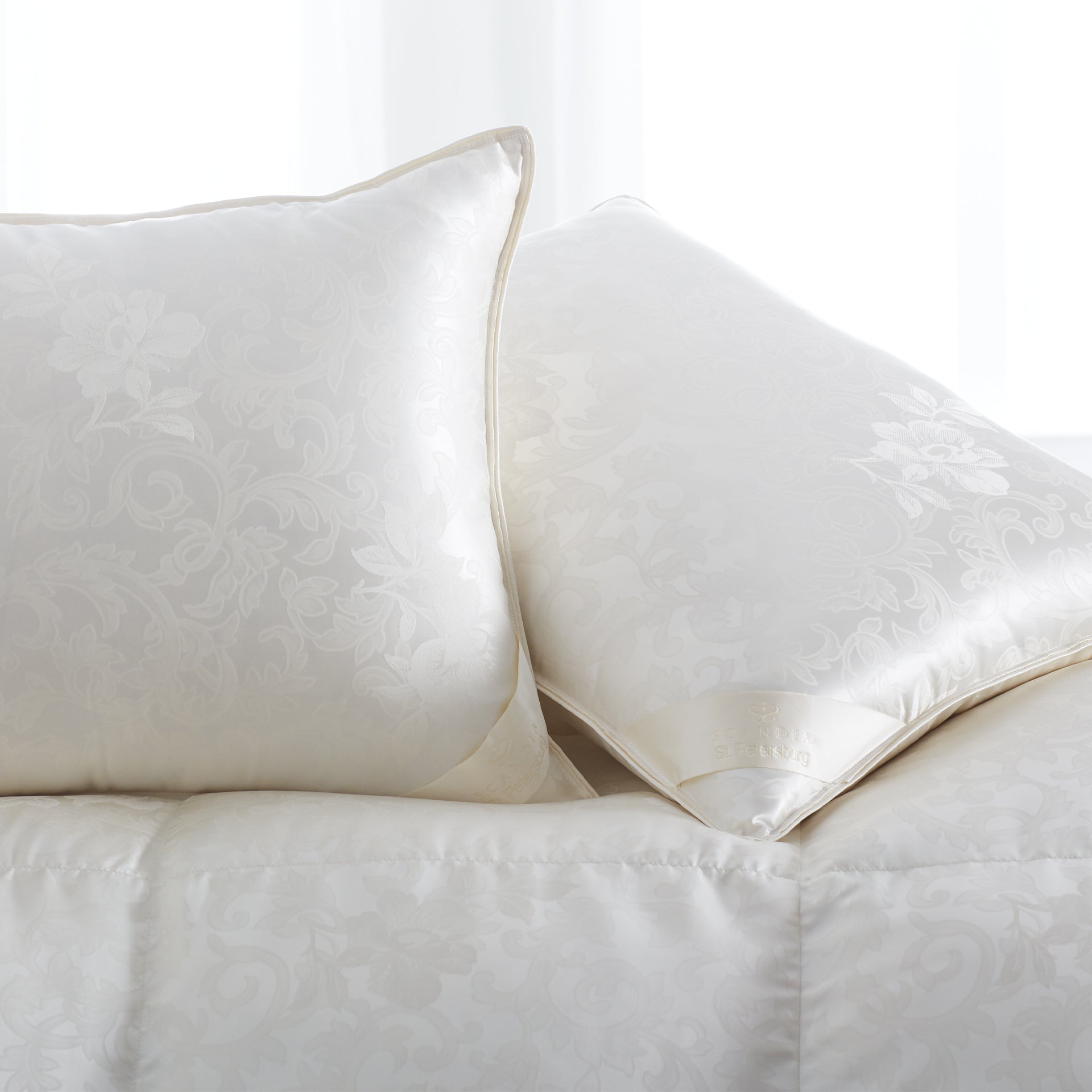 scandia home st.petersburg pillow filled with siberian white goose down