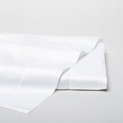 300 thread count egyptian cotton stresa sateen flat sheet with a hemstitch finish