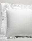 stresa sateen standard, king and euro pillow shams have a 3 inch hemstitch flange on four sides
