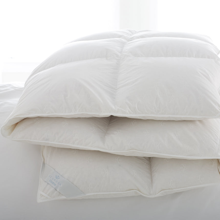 scandia home vienna comforter filled with polish white goose down 